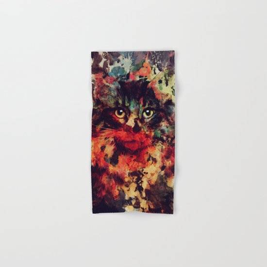 Cat Hand & Bath Towel