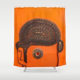 002: Clockwork Orange - 100 Hoopties Shower Curtain
