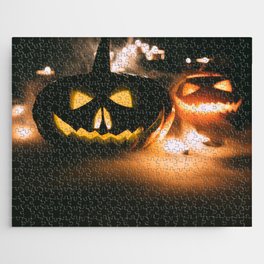 Pumpkin With Smoke Jigsaw Puzzle