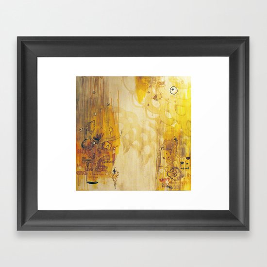 since the beginning we are... Framed Art Print