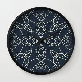 Modern Minimalist Art Deco Print Wall Clock