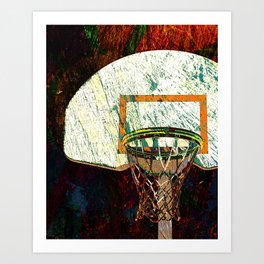 Basketball vs 13 Art Print