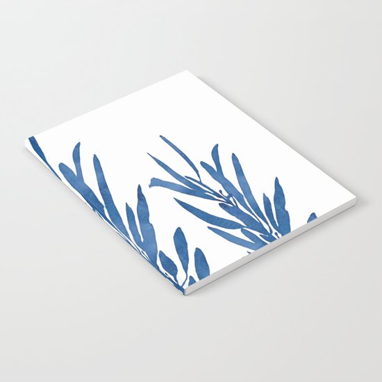 Eucalyptus Branches Blue Notebook
