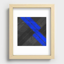 Touch Of Color - Blue Recessed Framed Print