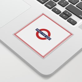 London Underground Mind The Gap Sticker