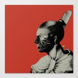 The Red Warrior Canvas Print