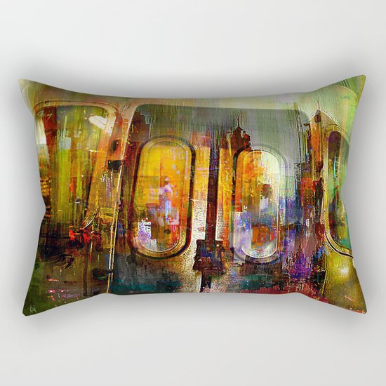 The last car Rectangular Pillow