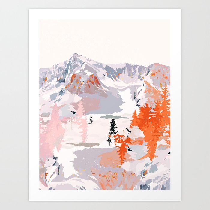 fire and ice Art Print
