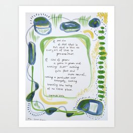 #2 - Every Bit of Blue is Precocious Art Print