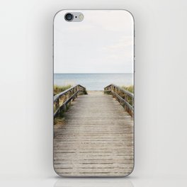 Wooden Ocean Bridge, Beach Walkway  iPhone Skin