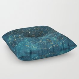 Under Constellations Floor Pillow