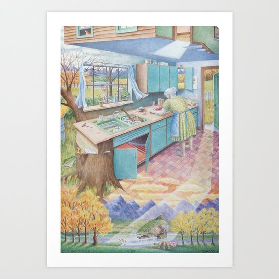 Old Fart At Play Art Print