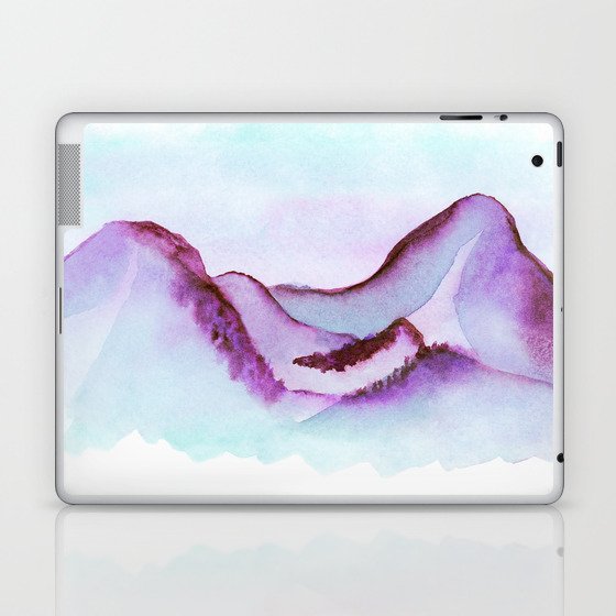 Purple Mountain Scenery  Laptop & iPad Skin