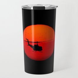 Vietnam Helicopter Sunset Travel Mug
