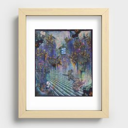 Mundus Est Fabula - The World is a Story Recessed Framed Print
