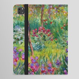 Claude Monet "The Iris Garden at Giverny", 1899-1900 iPad Folio Case