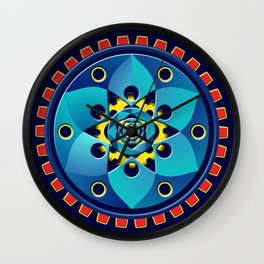 Abstract mechanical object Wall Clock