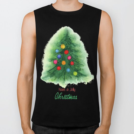Have a Jolly Christmas Biker Tank