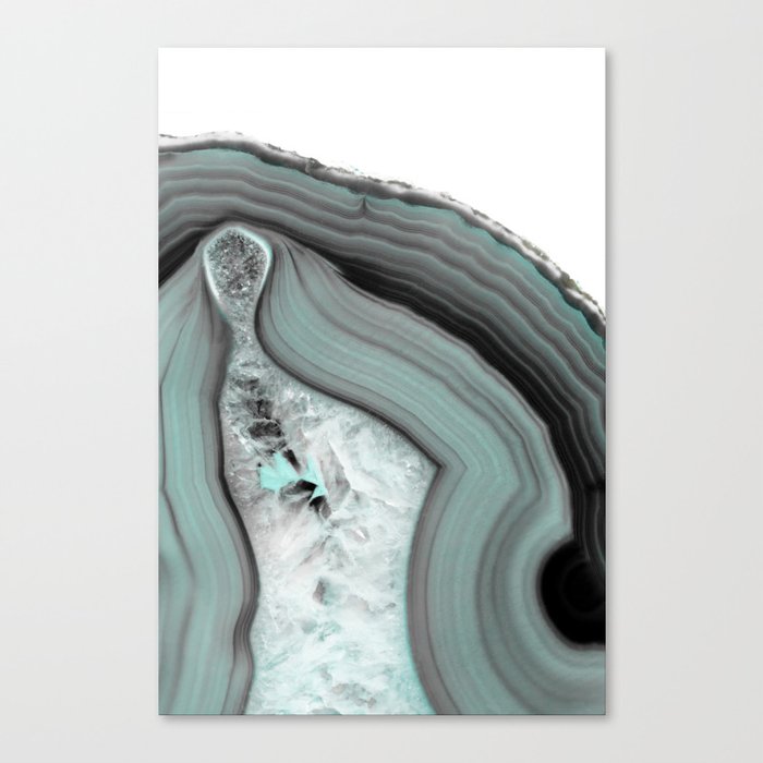 Glacial Agate Canvas Print