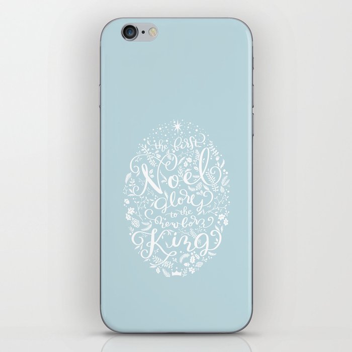The First Noel Glory To The Newborn King- Christmas  iPhone Skin