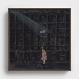 The Reader  Framed Canvas