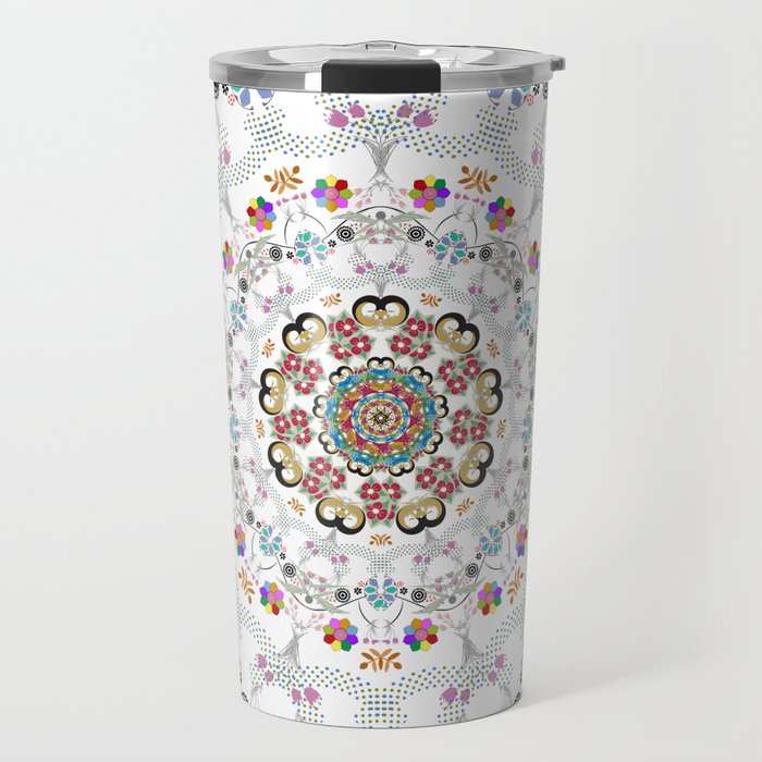 Mandala penguin Travel Mug