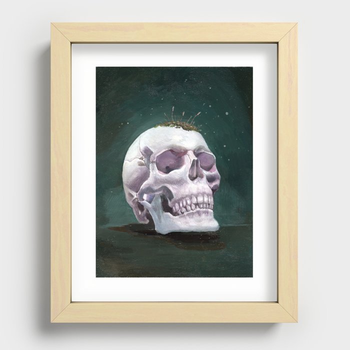 skull Recessed Framed Print