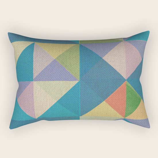 Trigonale 2 Rectangular Pillow