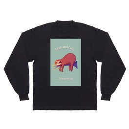 Lazy Sloth Chill day Long Sleeve T-shirt