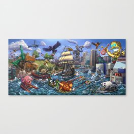 Brawltimore Harbor Canvas Print