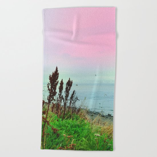 Pastel vibes 64 Beach Towel