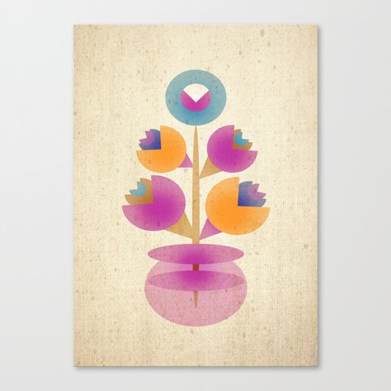 Bunch in Vase Canvas Print