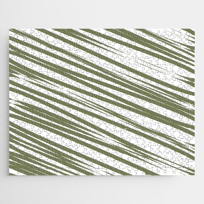 Green stripes background Jigsaw Puzzle