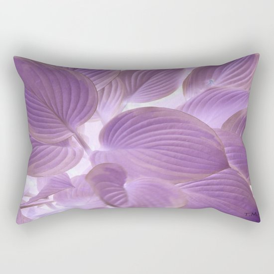 Flower | Flowers | Lavender Purple Glowing Hosta Rectangular Pillow