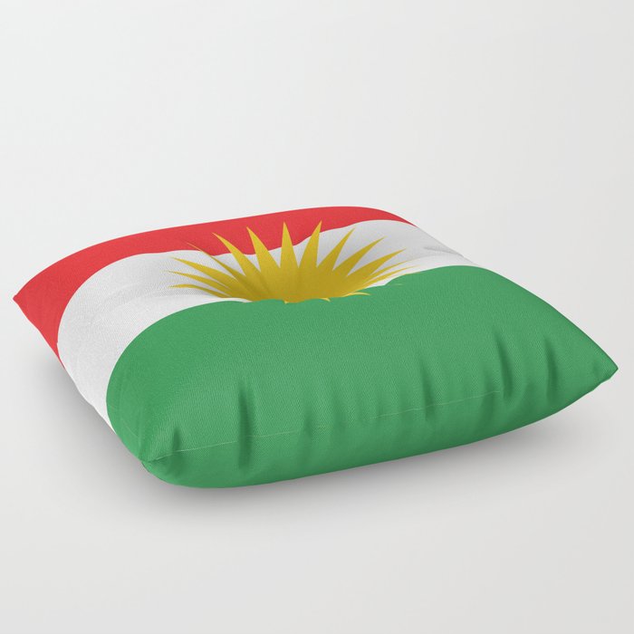 Flag of Kurdistan Floor Pillow