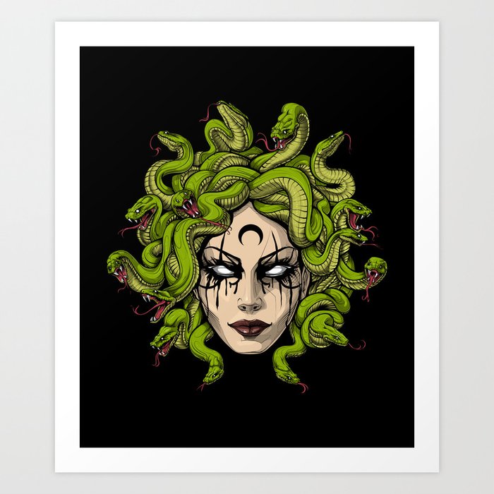 Medusa Goddess Art Print by Nikolay Todorov | Society6