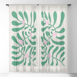 Summer Bloom: Matisse Day Edition Sheer Curtain