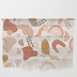 Bohemian Pastel Abstract Wall Hanging