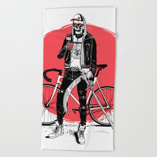 Cool Death Beach Towel