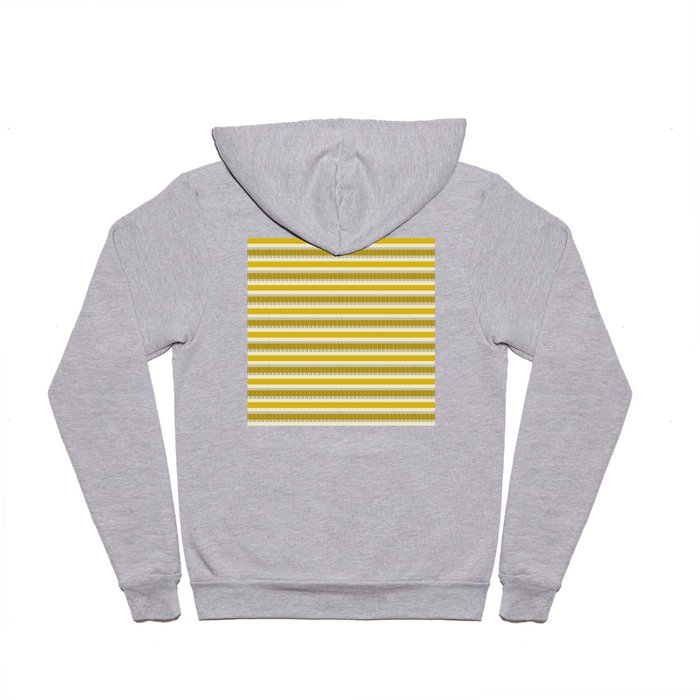 Yellow and black lines Hoody