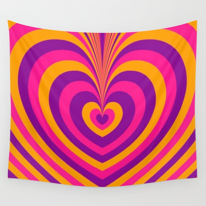 Hypnotized Love Wall Tapestry