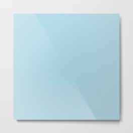Light Blue Metal Print | Bloom, Tone, Filled, Solid, Colorful, Coloring, Graphicdesign, Concept, Paint, Tinge 