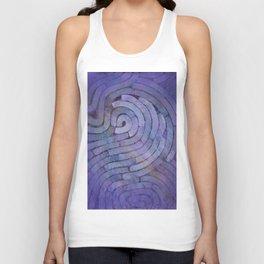 'Careful Where You Stand, In Violet' Unisex Tank Top