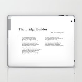 The Bridge Builder by Will Allen Dromgoole Laptop Skin