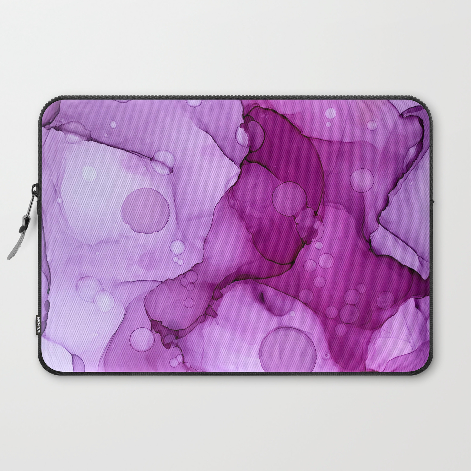 Abstract Alcohol Ink Art Painting Laptop Sleeve By Jmerci Prints
