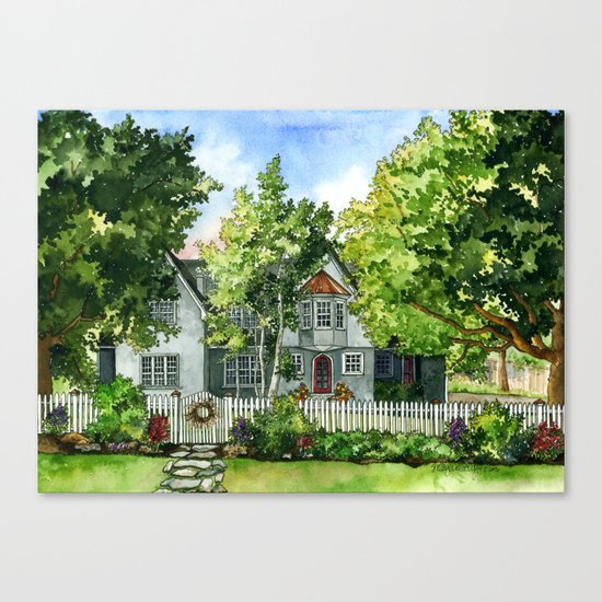 The Red Door Canvas Print