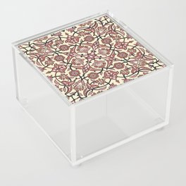 Ornate Arabesque Floral Pattern  Acrylic Box