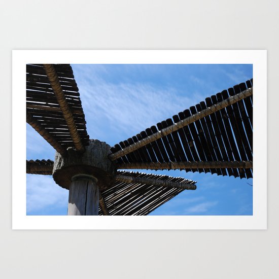 Windmill Art Print