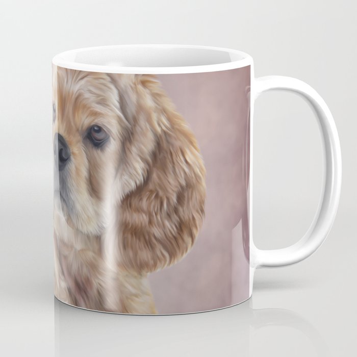 Drawing Dog breed Spaniel Coffee Mug
