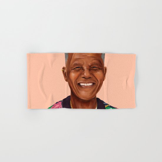Hipstory - Nelson Mandela Hand & Bath Towel